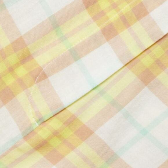 Rag and bone Ivy Pleated Plaid Shorts Yellow size 8 - Picture 3 of 8